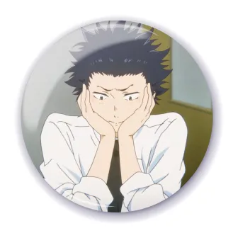 Аніме значок Форма голосу (A Silent Voice) 10, 56 мм, глянець
