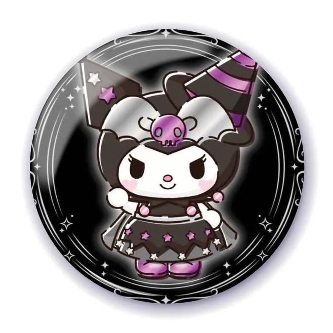 Аніме значок Куромі (Kuromi) - Sanrio 9, 56 мм