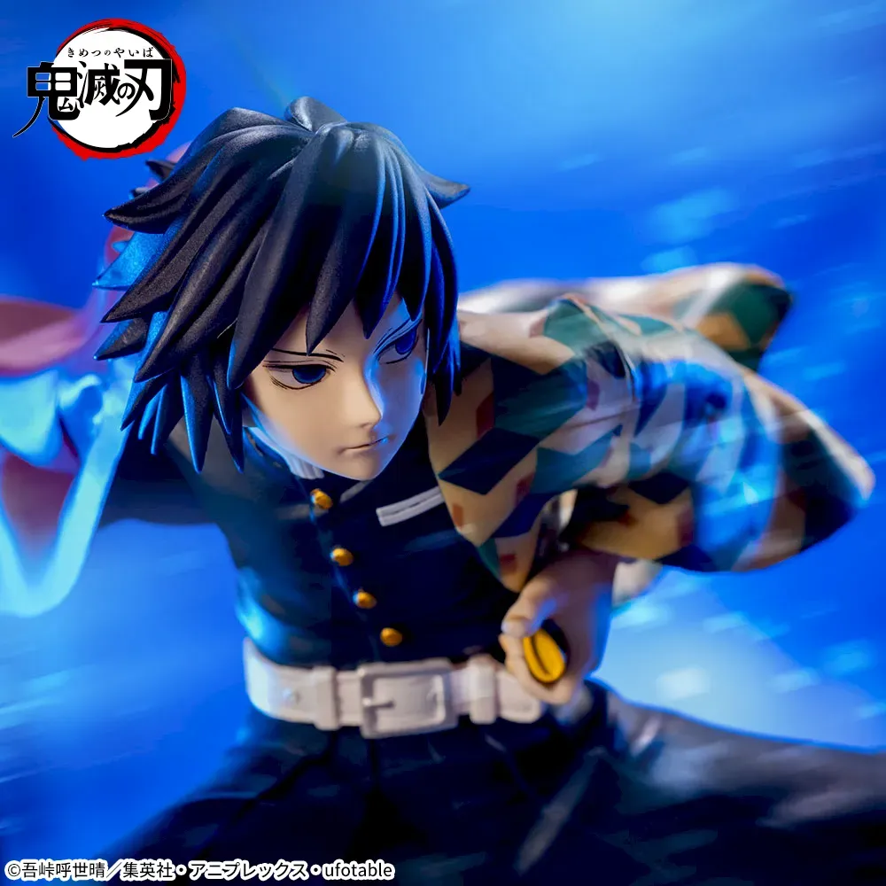 Аніме фігурка Ґію Томіока: версія Пробудження (Giyu Tomioka: Awakening Ver.) — Клинок, який знищує демонів (Kimetsu no Yaiba), серія Luminasta, 15 см, виробник Sega 2