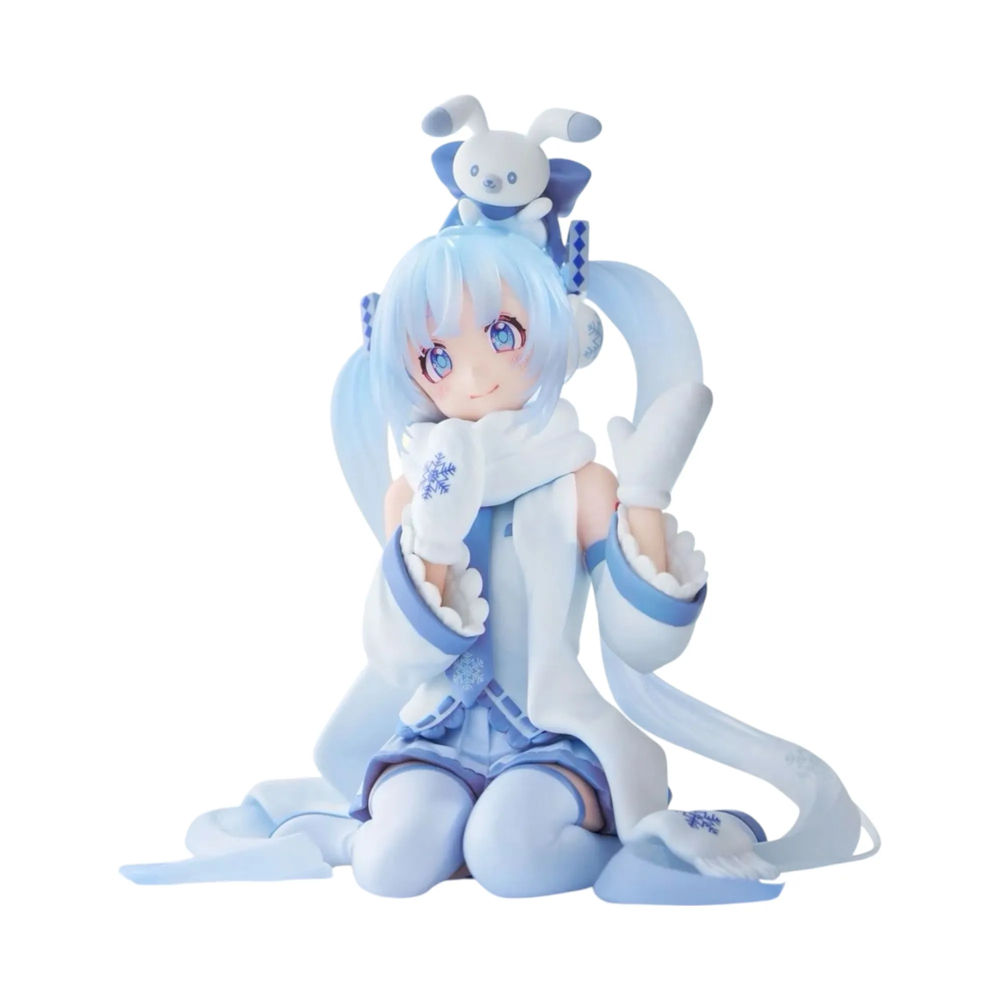 Аніме фігурка Сноу Міку (Snow Miku) Sky Town 10th Ver. Noodle Stopper Furyu — Хацуне Міку (Hatsune Miku), 15 см