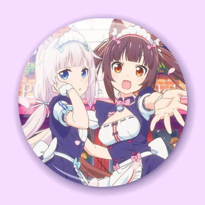 Аніме значок Котячий рай (Nekopara) 14, 56 мм