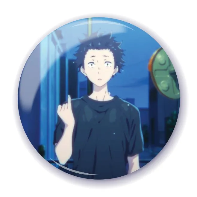 Аніме значок Форма голосу (A Silent Voice) 17, 56 мм, глянець