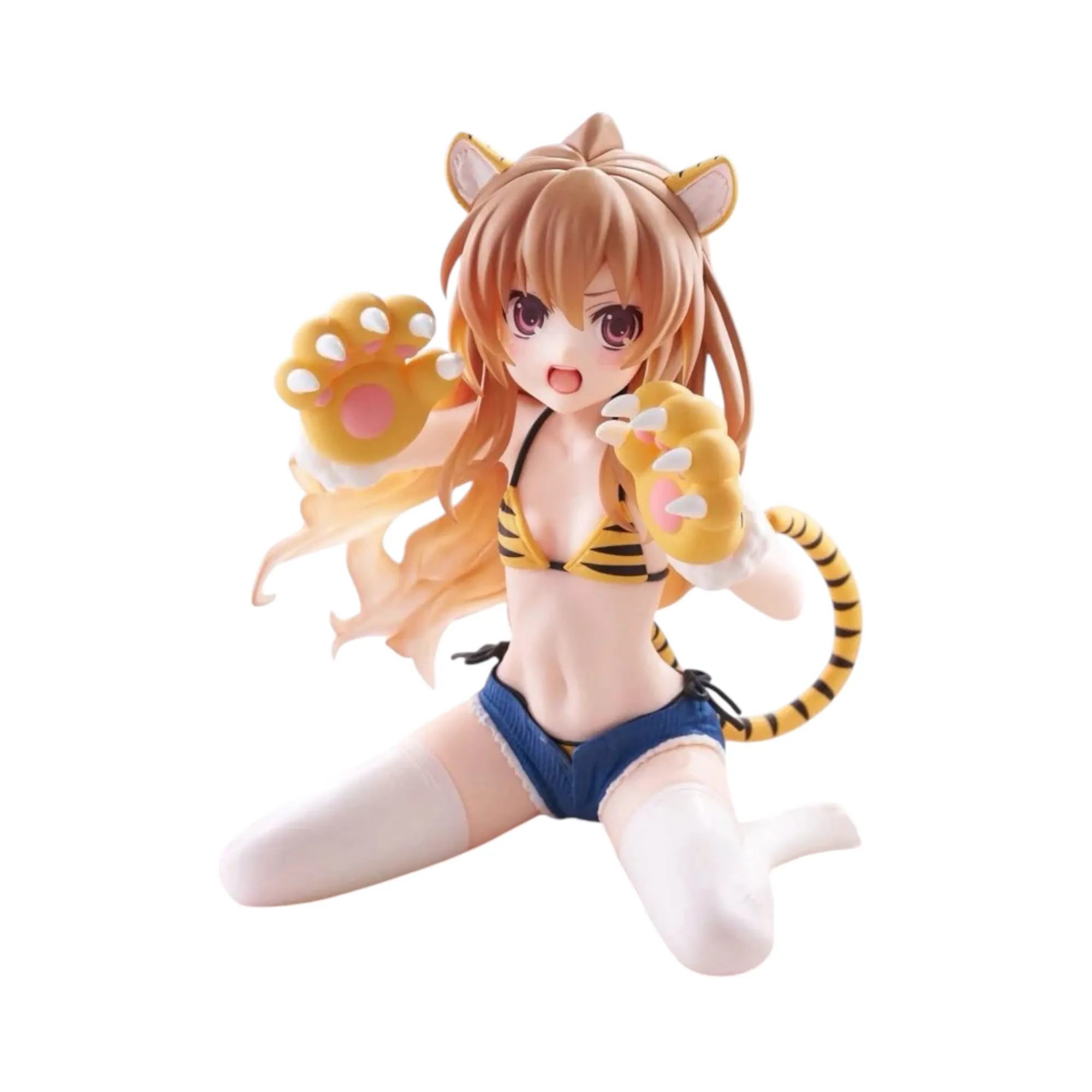 Аніме фігурка Тайґа Айсака (Taiga Aisaka Swimsuit Ver.) — Торадора! (Toradora!), серія Desktop Cute Figure, 13 см