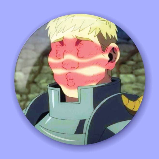 Аніме значок Смаколики з підземелля (Delicious in Dungeon) 28, 56 мм