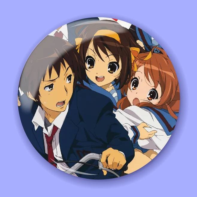 Аніме значок Меланхолія Харухі Судзумії (The Melancholy of Haruhi Suzumiya) 18, 56 мм