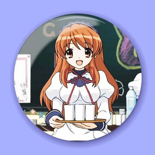 Аніме значок Меланхолія Харухі Судзумії (The Melancholy of Haruhi Suzumiya) 9, 56 мм, глянець