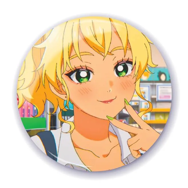 Аніме значок Невже добрих до отаку ґяру не існує!? (Otaku ni Yasashii Gal wa Inai no) 9, 56 мм