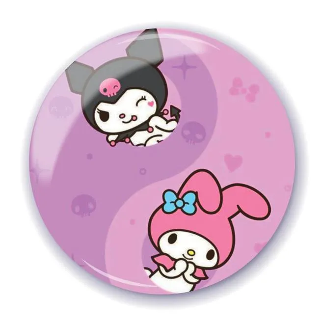 Аніме значок Куромі (Kuromi) - Sanrio 2, 56 мм
