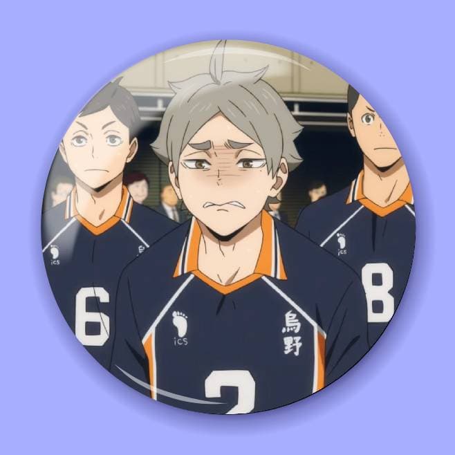 Аніме значок Волейбол (Haikyuu!!) 95, 56 мм