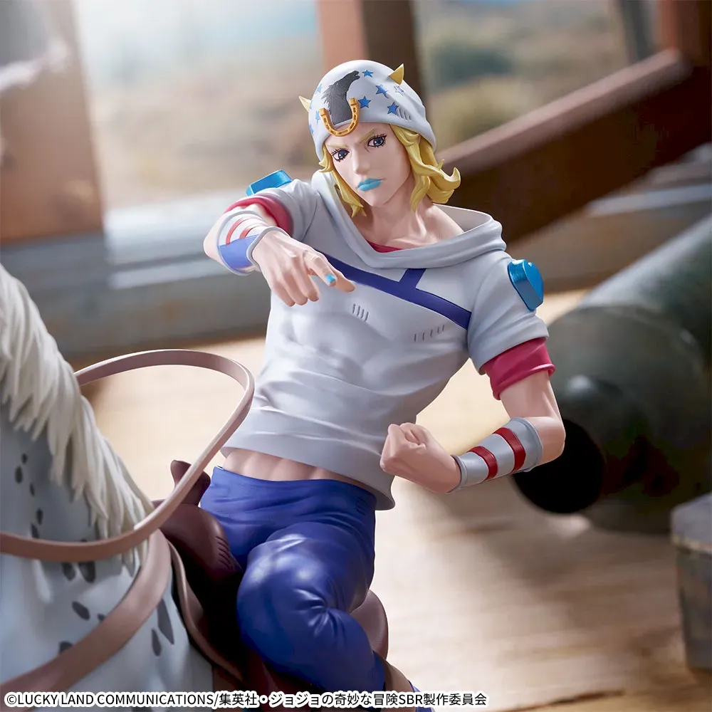 Аніме фігурка Джонні Джостар (Johnny Joestar) — Химерні пригоди ДжоДжо: Стіл Болл Ран (JoJo's Bizarre Adventure: Steel Ball Run), серія Xross Link Max, 18 см, виробник Sega 2