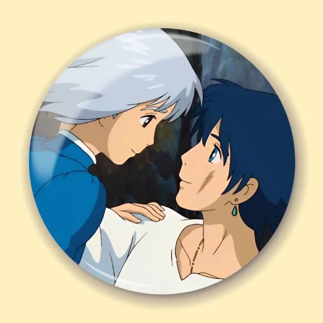 Аніме значок Мандрівний замок Хаула (Howl's Moving Castle) 14, 56 мм