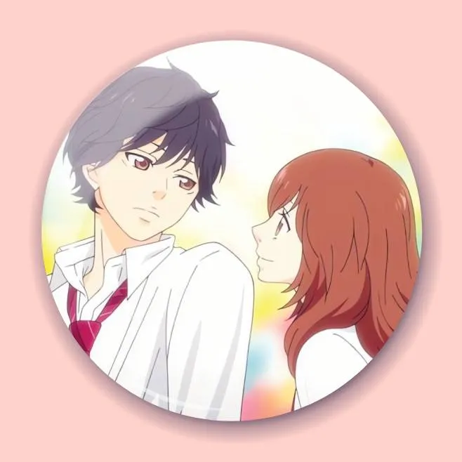 Аніме значок Шлях юності (Ao Haru Ride) 18, 56 мм