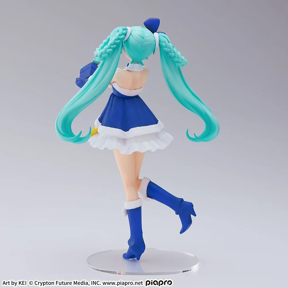 Аніме фігурка Хацуне Міку (Hatsune Miku: Sapphire Christmas Ver.), серія High Premium Figure, 21 см, виробник Sega 4