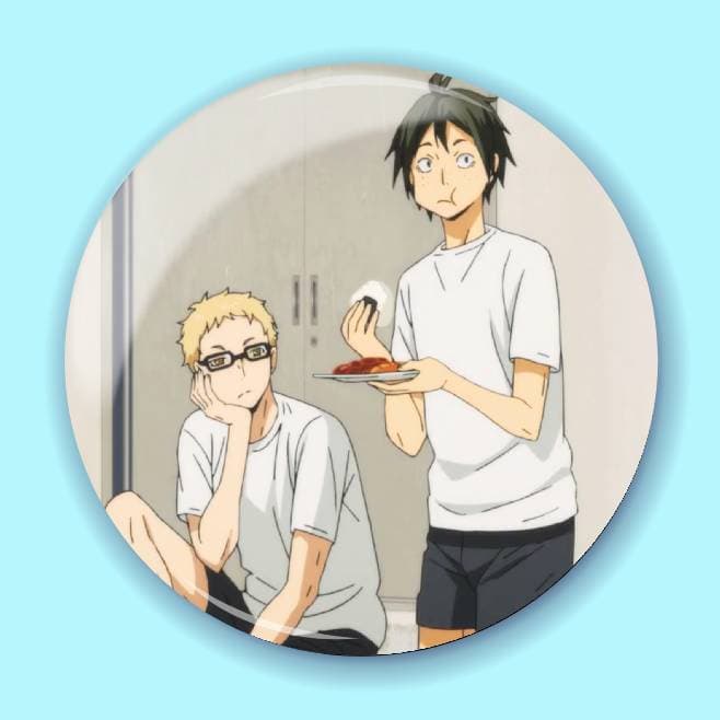 Аніме значок Волейбол (Haikyuu!!) 49, 56 мм, глянець