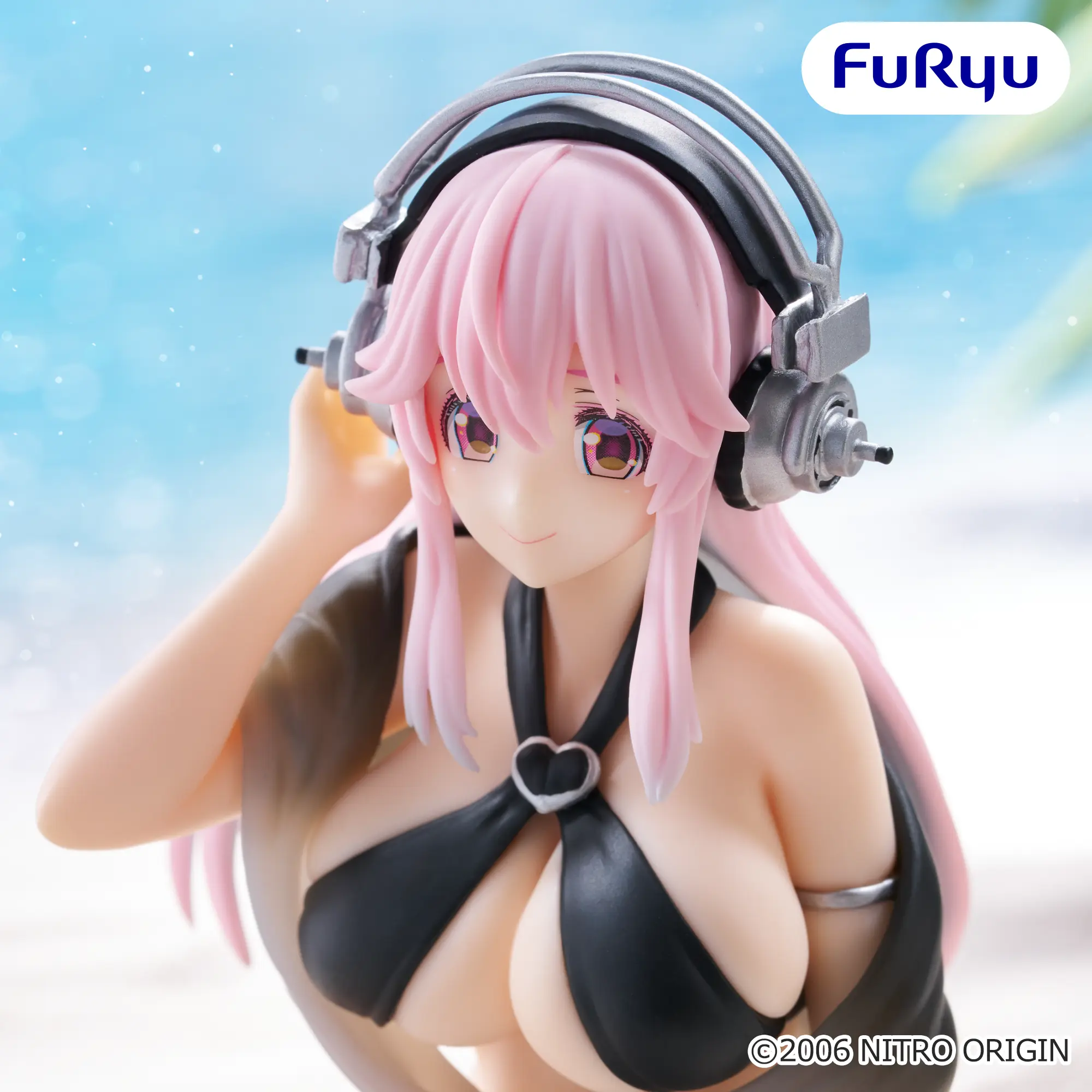 Аніме фігурка Супер Соніко (Super Sonico Summer Memory Ver.), серія Noodle Stopper, 11 см 2
