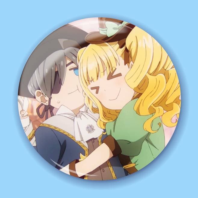 Аніме значок Темний дворецький (Black Butler) 15, 56 мм