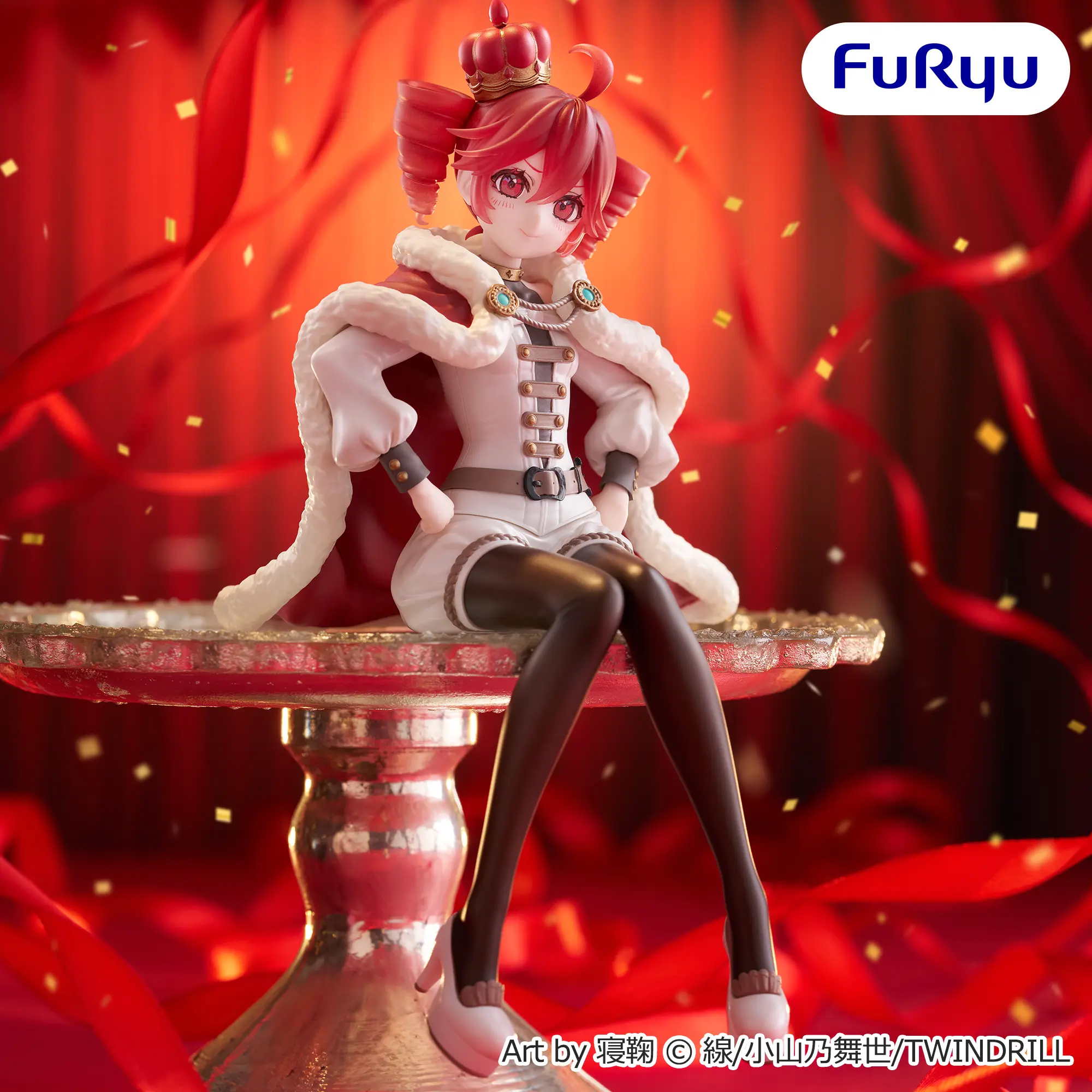 Аніме фігурка Касане Тето  (Kasane Teto King Costume Ver.) — Вокалоїд (Vocaloid / UTAU), серія Noodle Stopper, 15 см 3