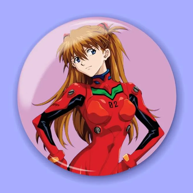 Аніме значок Єванґеліон (Evangelion) 17, 56 мм