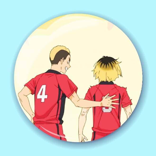 Аніме значок Волейбол (Haikyuu!!) 78, 56 мм, глянець