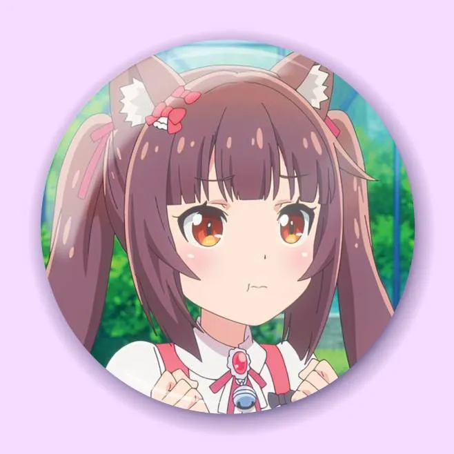 Аніме значок Котячий рай (Nekopara) 10, 56 мм