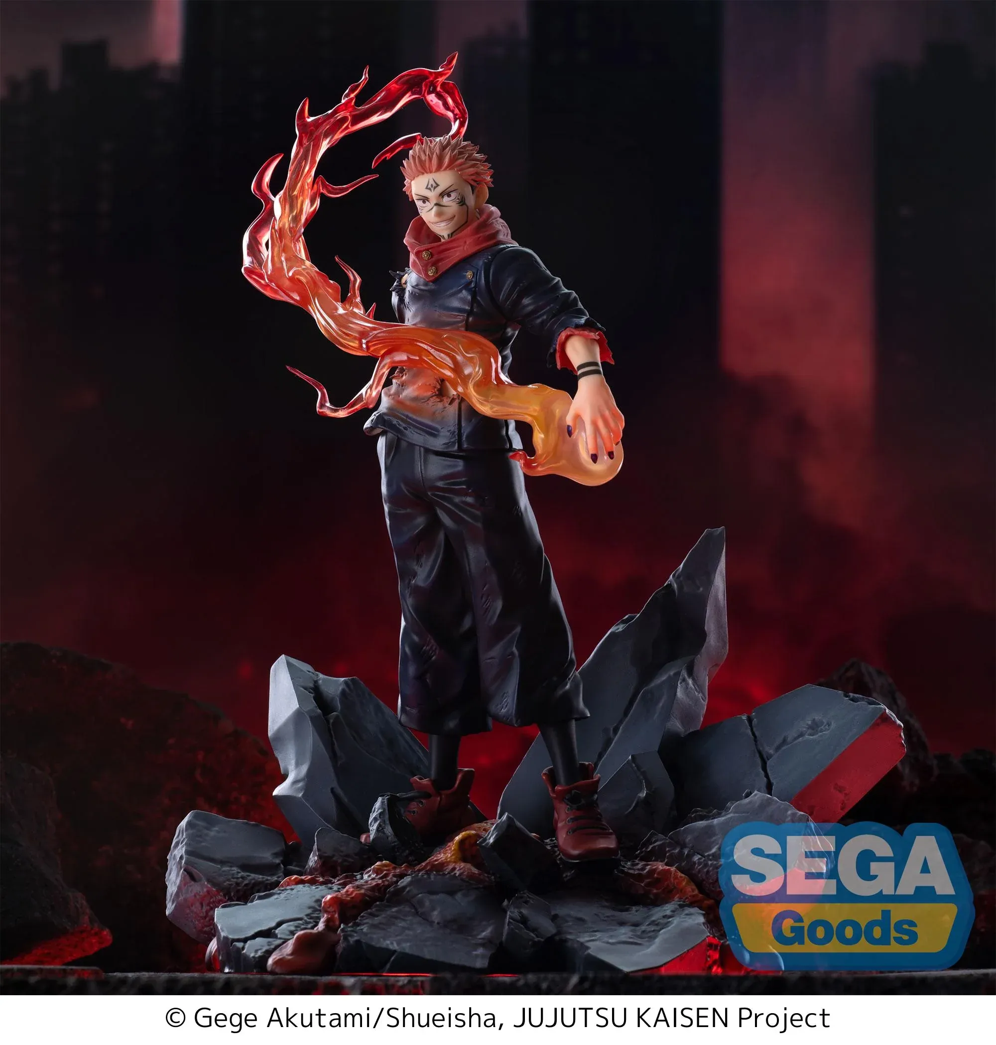 Аніме фігурка Сукуна (Sukuna) Sega Luminasta (Fuga Ver.) Re-Run — Магічна битва (Jujutsu Kaisen), 18 см 5