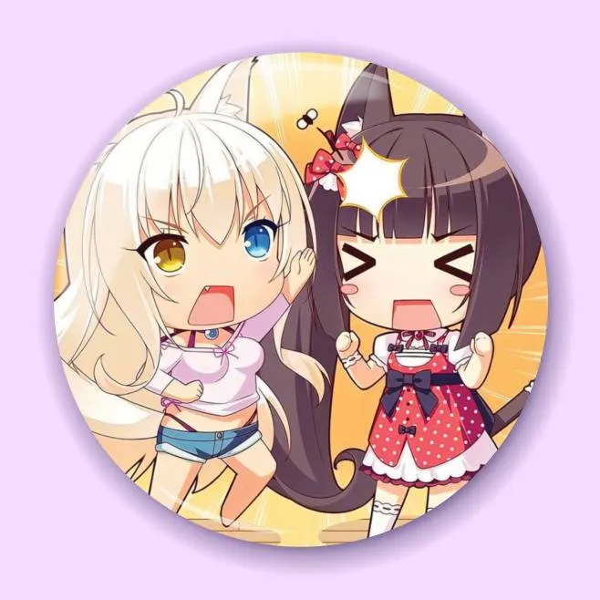 Аніме значок Котячий рай (Nekopara) 11, 56 мм