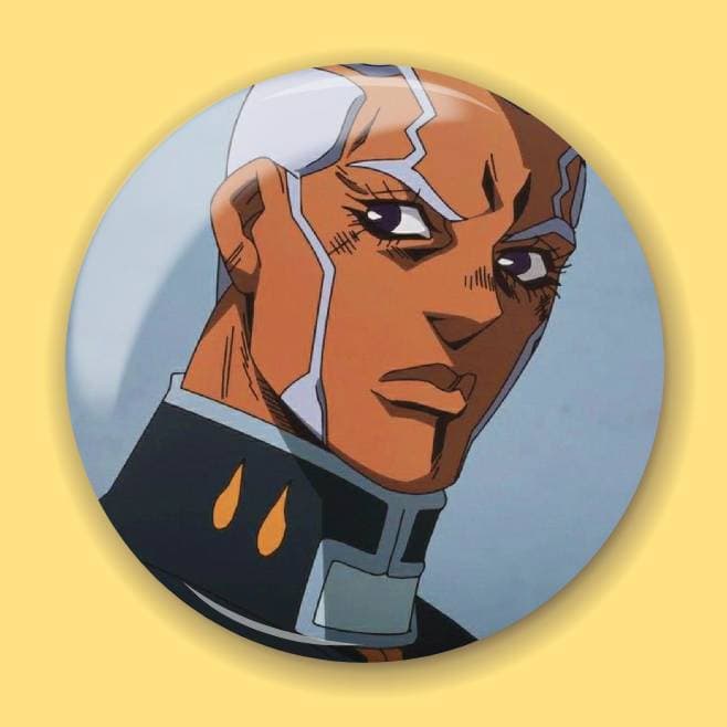 Аніме значок Неймовірні пригоди ДжоДжо (JoJo's Bizarre Adventure) 22, 56 мм