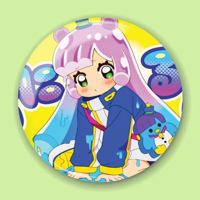 Аніме значок Милий слиз Пуніру (Puniru Is a Cute Slime) 1, 56 мм