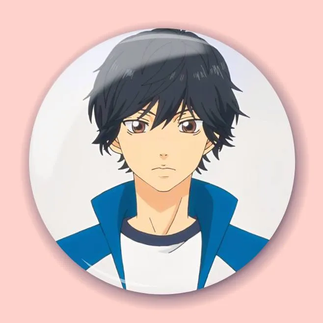 Аніме значок Шлях юності (Ao Haru Ride) 1, 56 мм