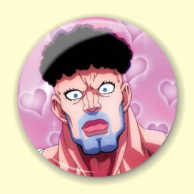 Аніме значок Ванпанчмен (One-Punch Man) 15, 56 мм, глянець