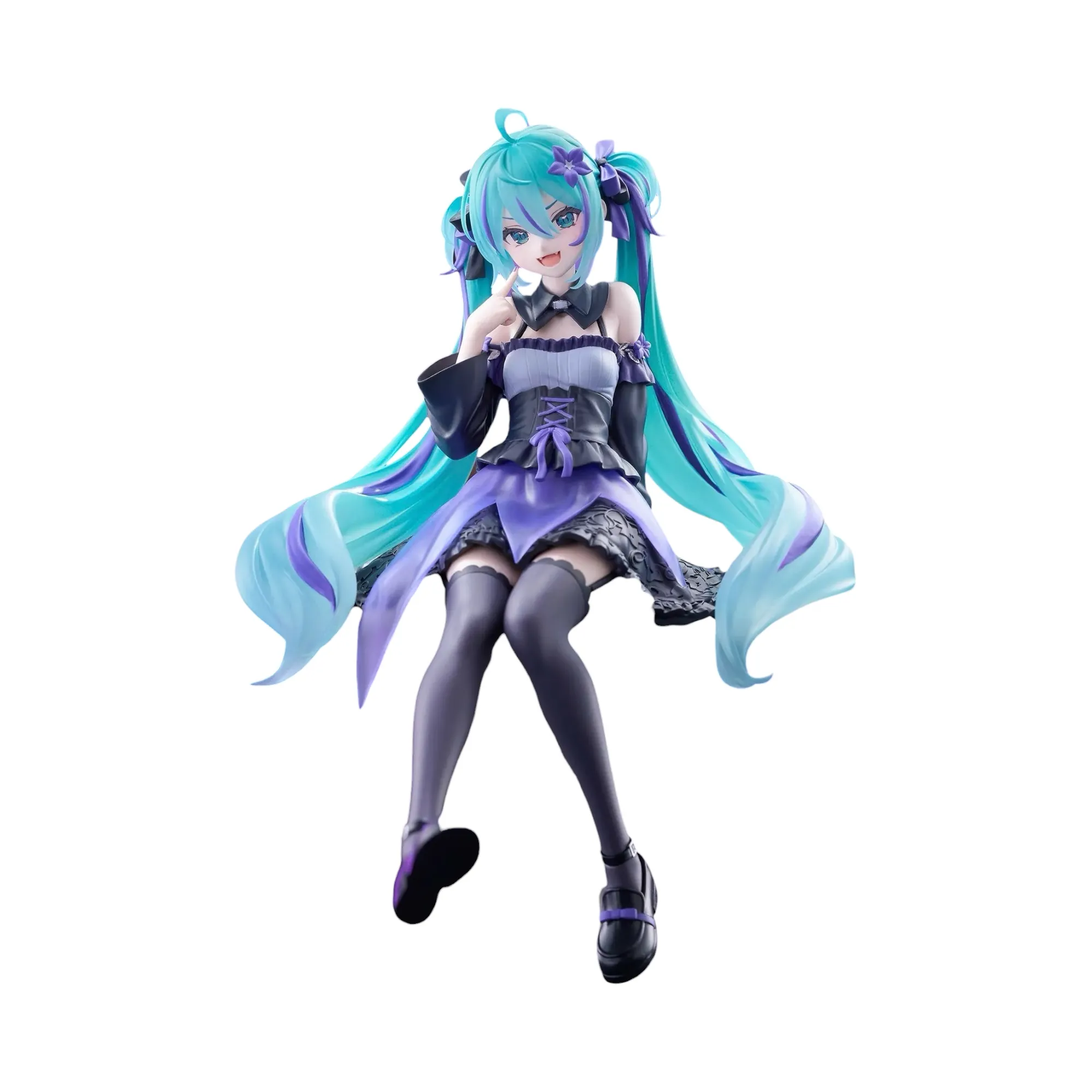 Аніме фігурка Хацуне Міку (Hatsune Miku: Flower Fairy Bellflower Ver.) — Вокалоїд (Vocaloid), серія Noodle Stopper Figure, 14 см, виробник FuRyu