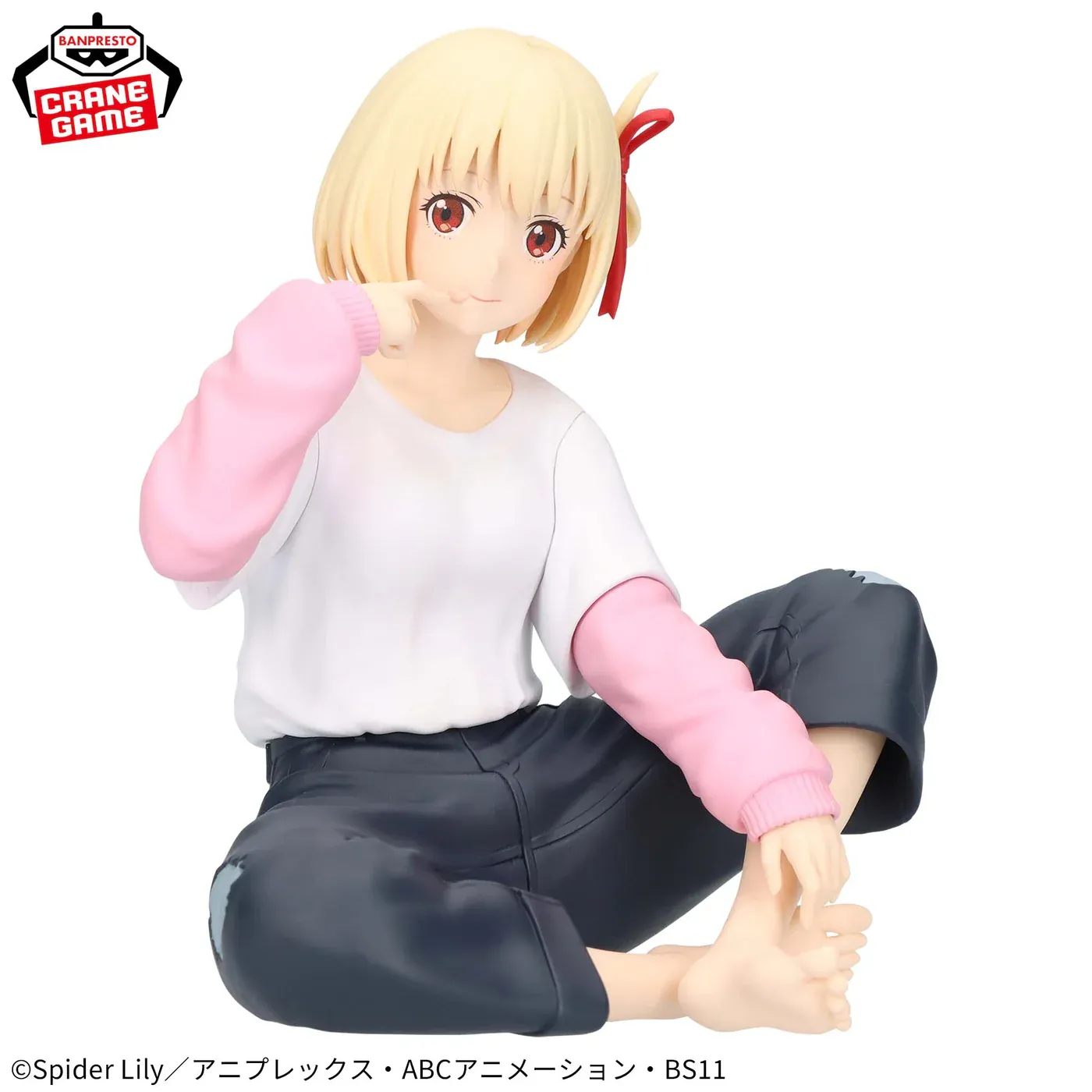 Аніме фігурка Чісато Нішікіґі (Chisato Nishikigi) RELAX TIME Banpresto — Лікоріс Рекоіл (Lycorice Recoil), 11 см 2