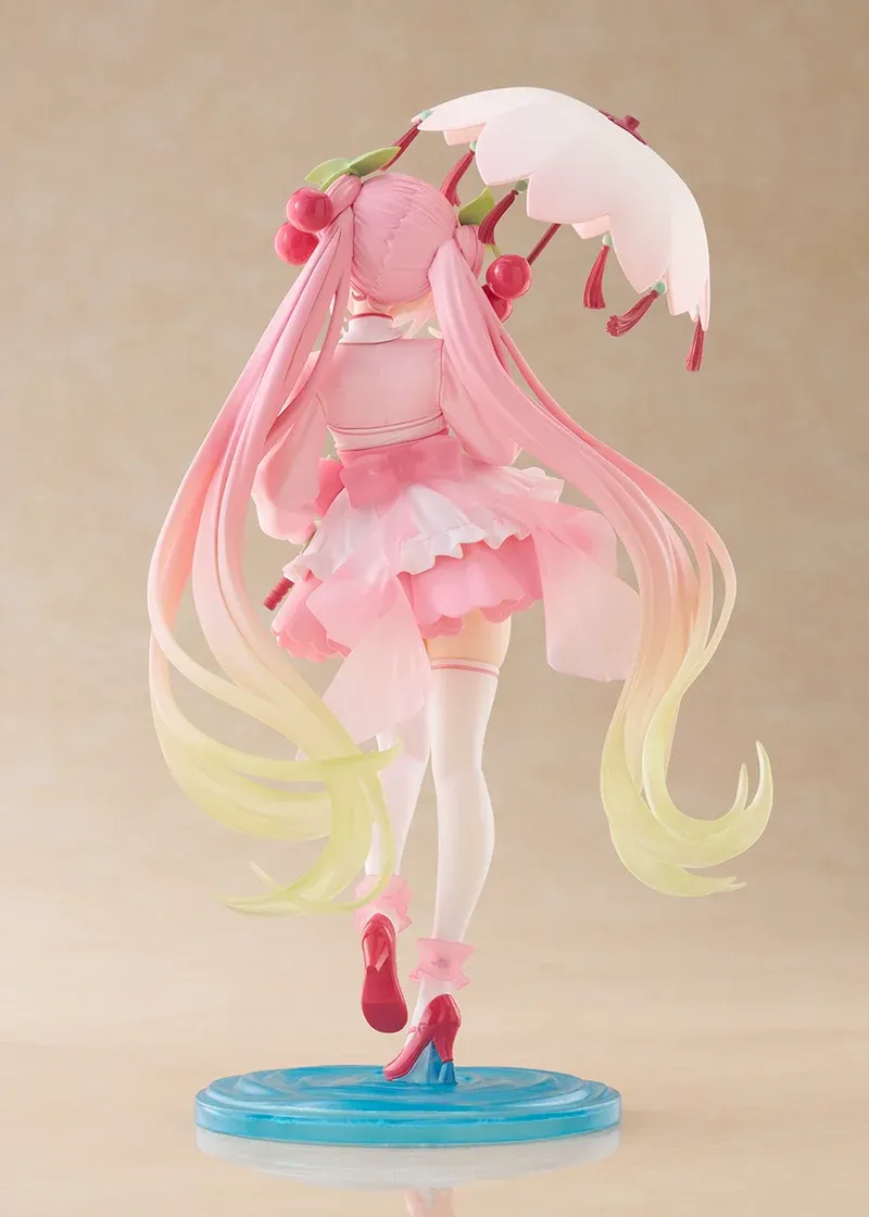 Аніме фігурка Хацуне Міку (Hatsune Miku) — Вокалоїд (Vocaloid), Artist MasterPiece+ Sakura Dress Ver., Taito, 21 см 6