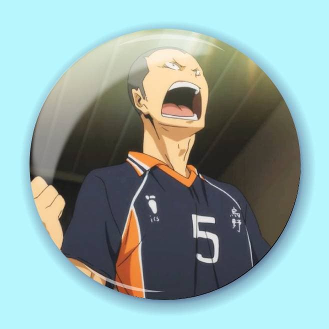 Аніме значок Волейбол (Haikyuu!!) 37, 56 мм