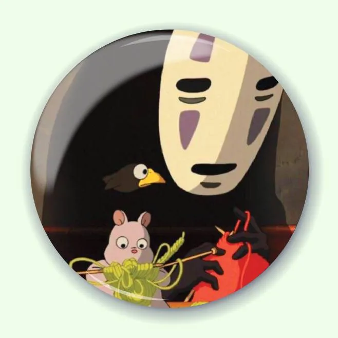 Аніме значок Віднесені привидами (Spirited Away) 11, 56 мм, глянець
