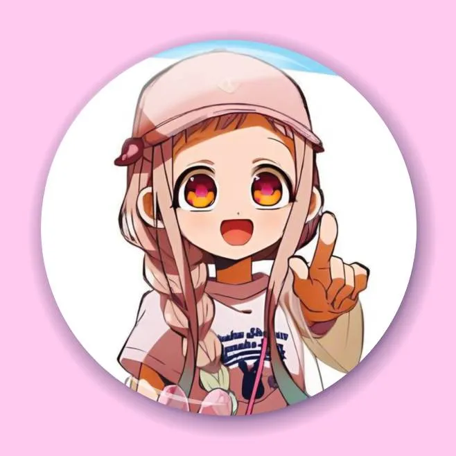 Аніме значок Туалетний привид Ханако (Toilet-bound Hanako-kun) 2, 56 мм