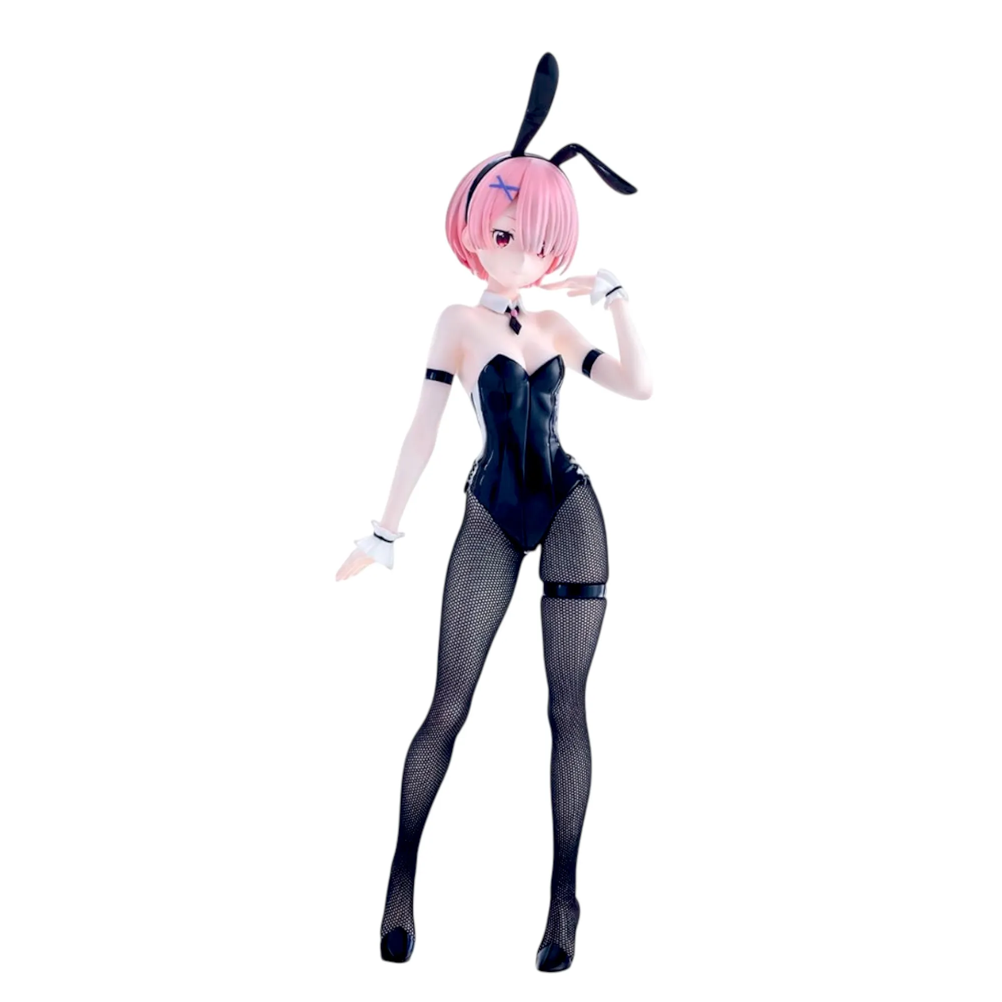 Аніме фігурка Рам (Ram) BiCute Bunnies Bicolor Ver. Furyu — Переродження: Життя в іншому світі з нуля (Re:Zero Starting Life in Another World), 30 см