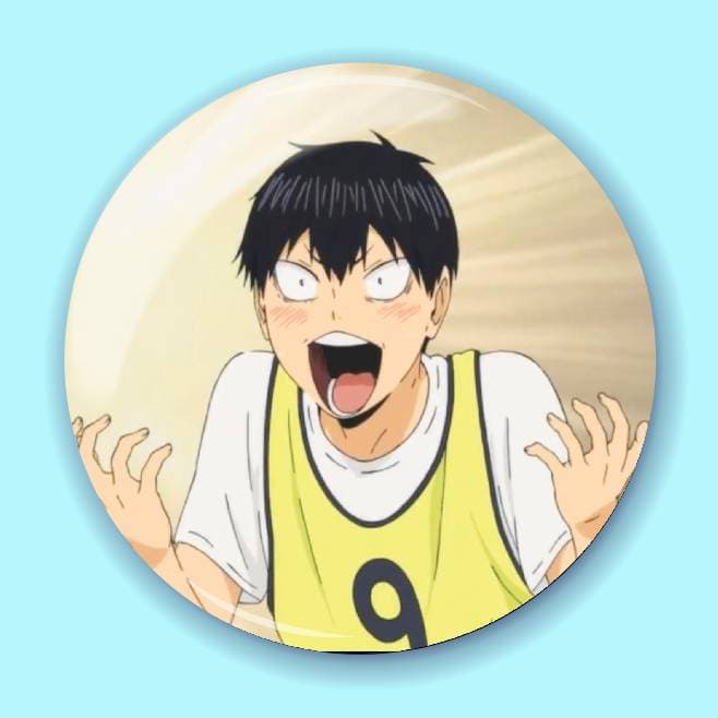 Аніме значок Волейбол (Haikyuu!!) 17, 56 мм, глянець