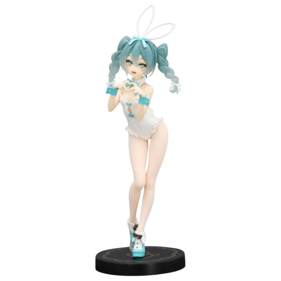 Аніме фігурка Хацуне Міку (Hatsune Miku) BiCute Bunnies Rurudo White Color ver. Furyu — Хацуне Міку (Hatsune Miku), 27 см