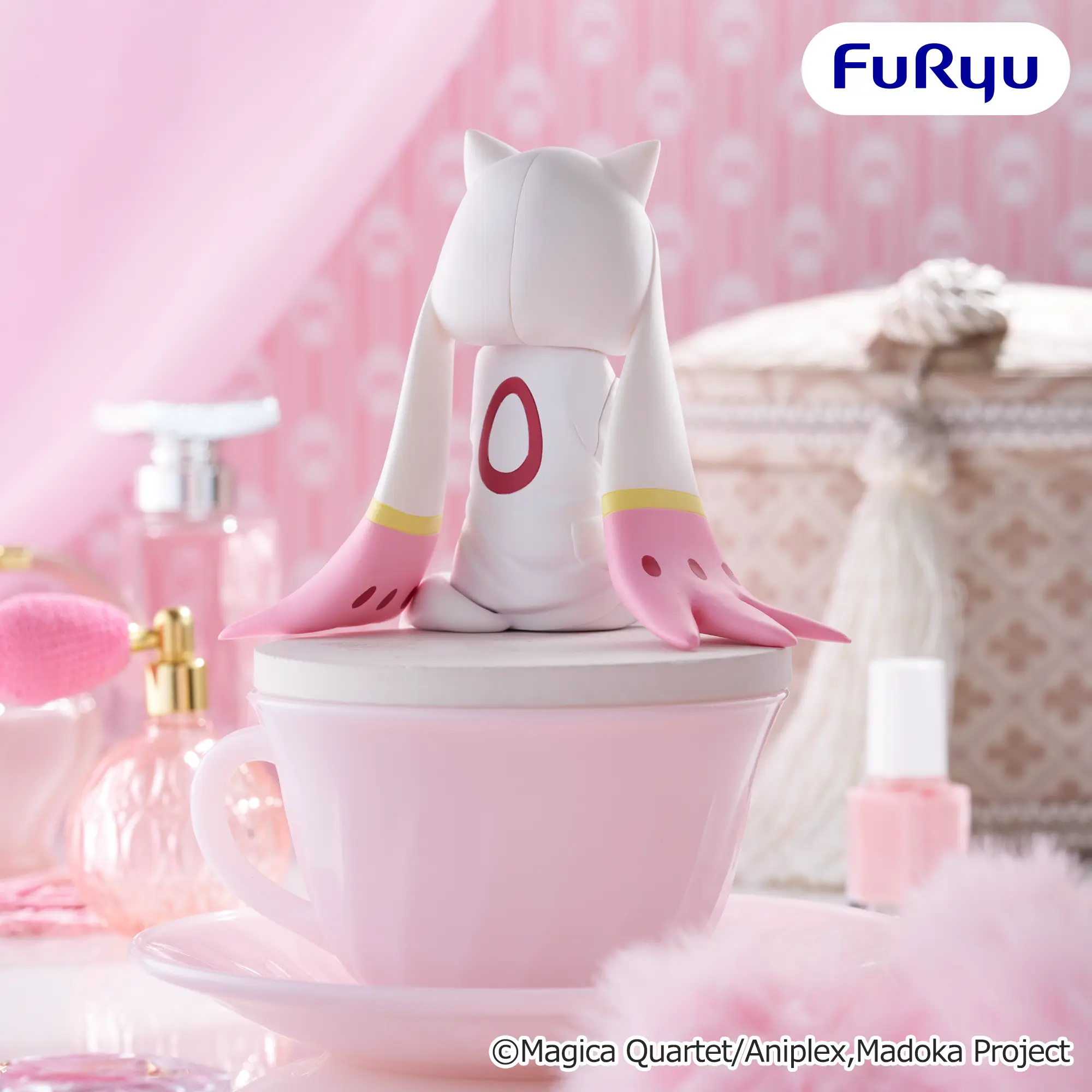 Аніме фігурка Мадока Канаме (Madoka Kaname Kyubey Themed Nightwear Ver.) — Дівчинка-чарівниця Мадока Маґіка (Puella Magi Madoka Magica), серія Noodle Stopper, 15 см 4