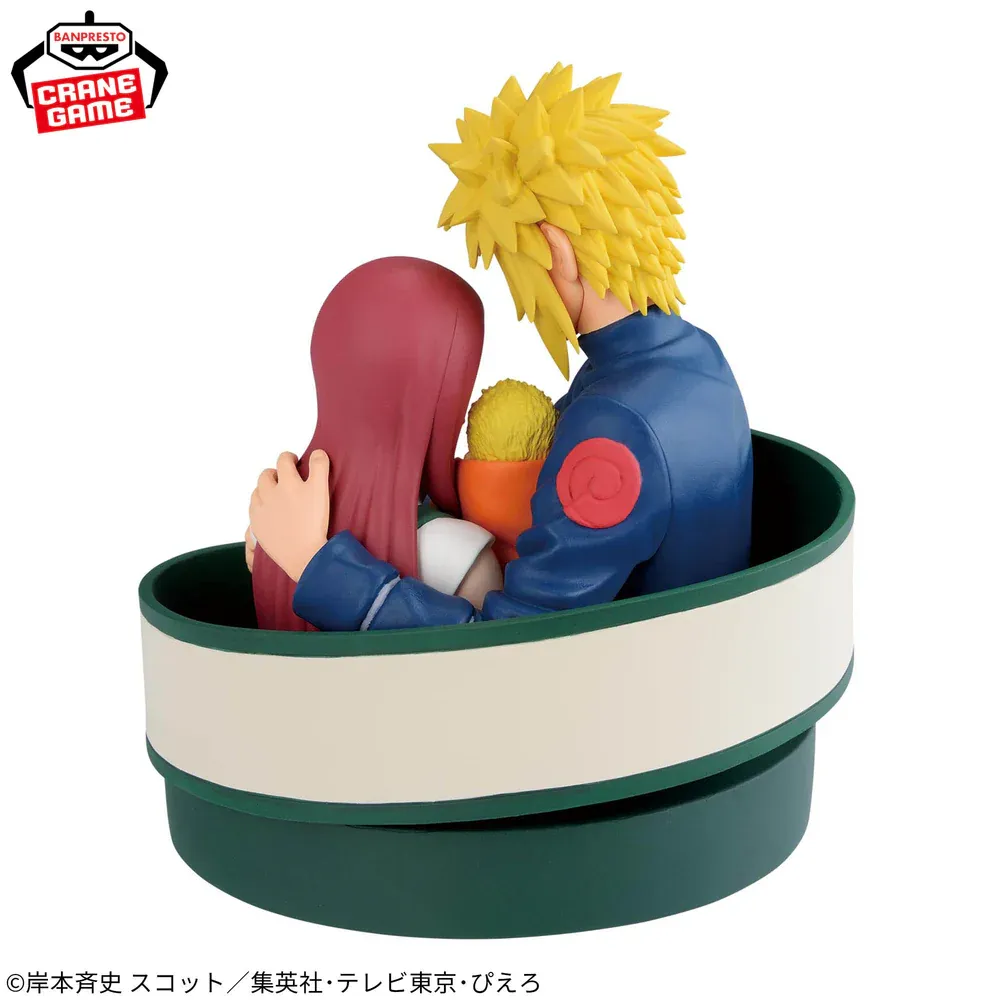 Аніме фігурка Мінато, Кушина та немовля Наруто (Minato, Kushina & Baby Naruto) — Наруто (Naruto), серія Naruto 72 Series, виробник Banpresto, 13 см 4