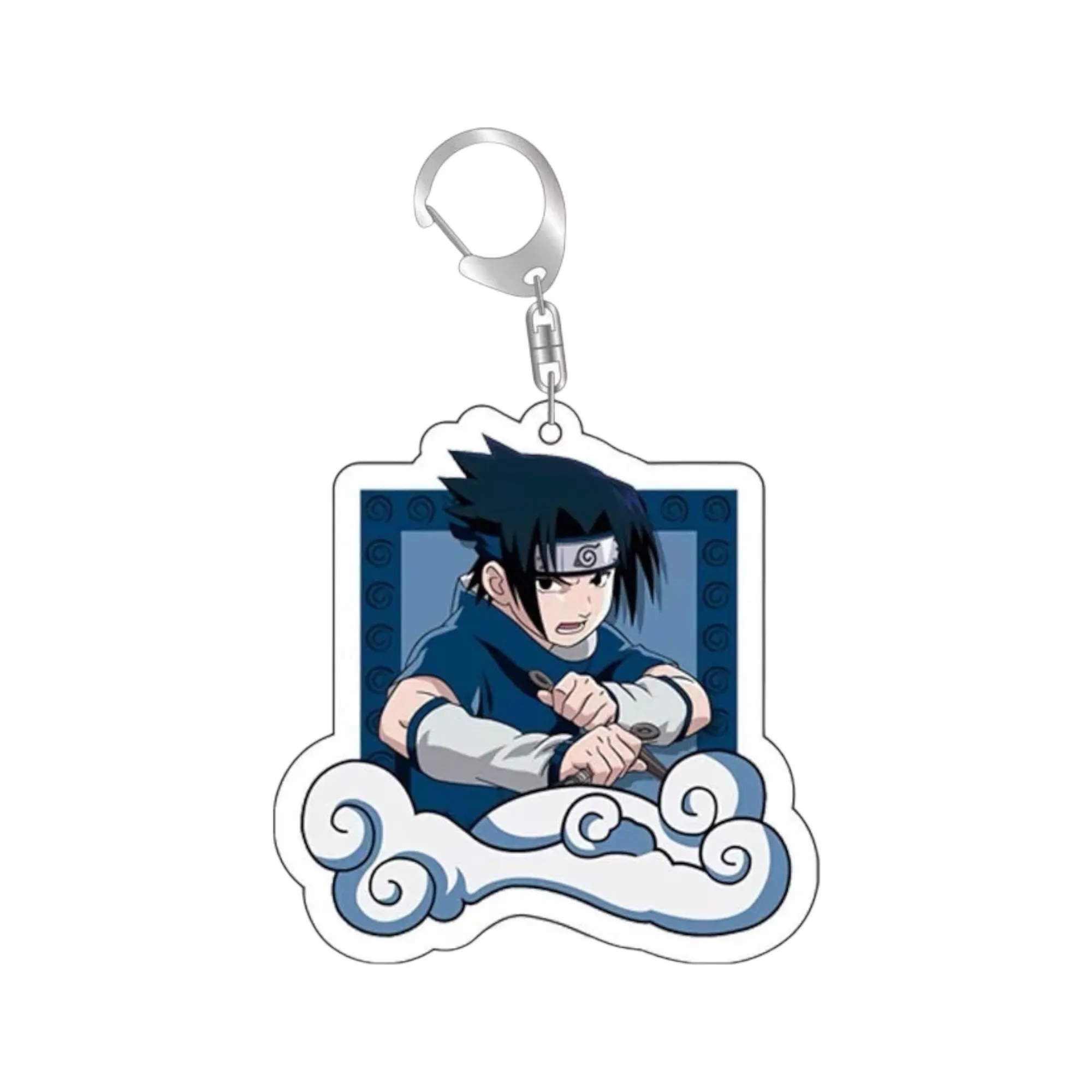 Акриловий брелок Саске Учіха (Sasuke Uchiha) — Наруто (Naruto)