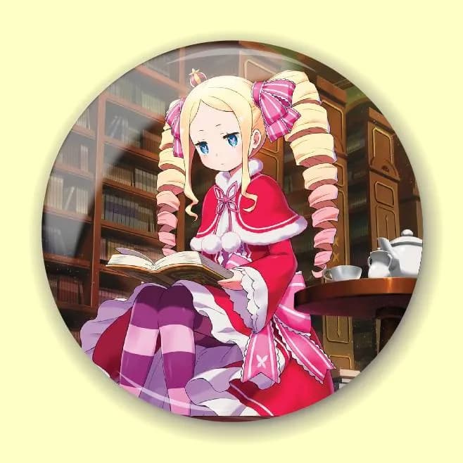 Аніме значок Переродження: Життя в іншому світі з нуля (Re:Zero Starting Life in Another World) 9, 56 мм
