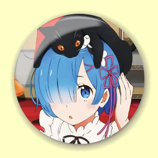 Аніме значок Переродження: Життя в іншому світі з нуля (Re:Zero Starting Life in Another World) 5, 56 мм