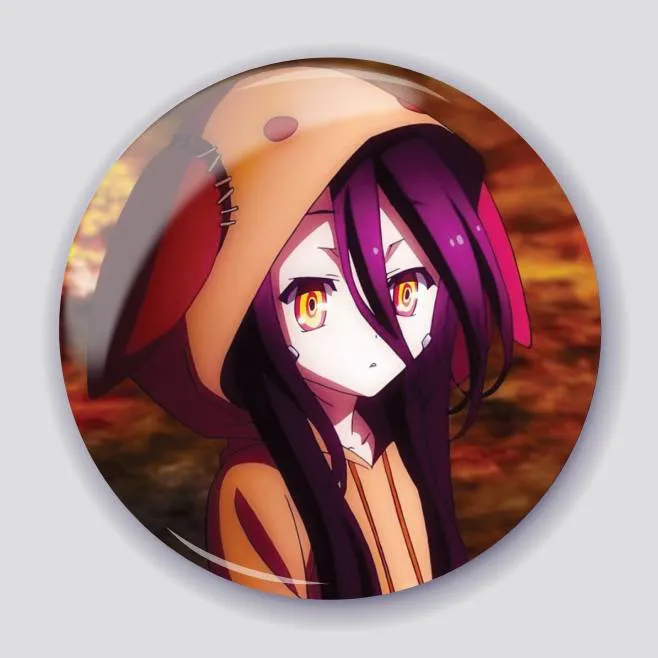 Аніме значок Без гри нема життя (No Game No Life) 4, 56 мм