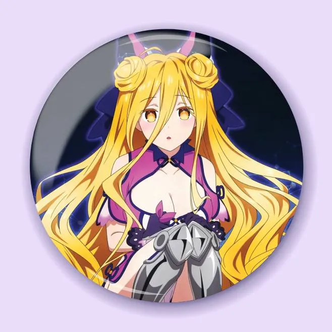 Аніме значок Побачення з життям (Date A Live) 15, 56 мм, глянець