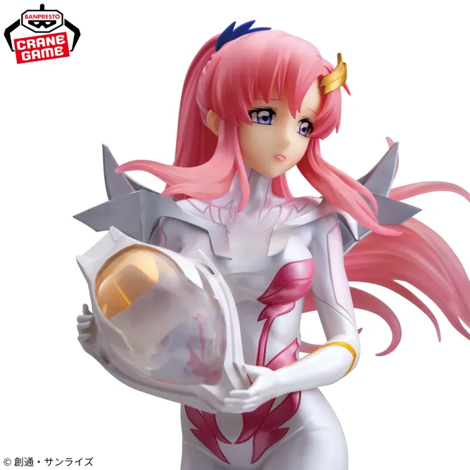 Аніме фігурка Лакус Клайн (Lacus Clyne: Pilot Suit Pearl Color Ver.) — Мобільна броня Ґандам (Mobile Suit Gundam SEED FREEDOM), серія GLITTER&GLAMOURS, 22 см, виробник Banpresto 2