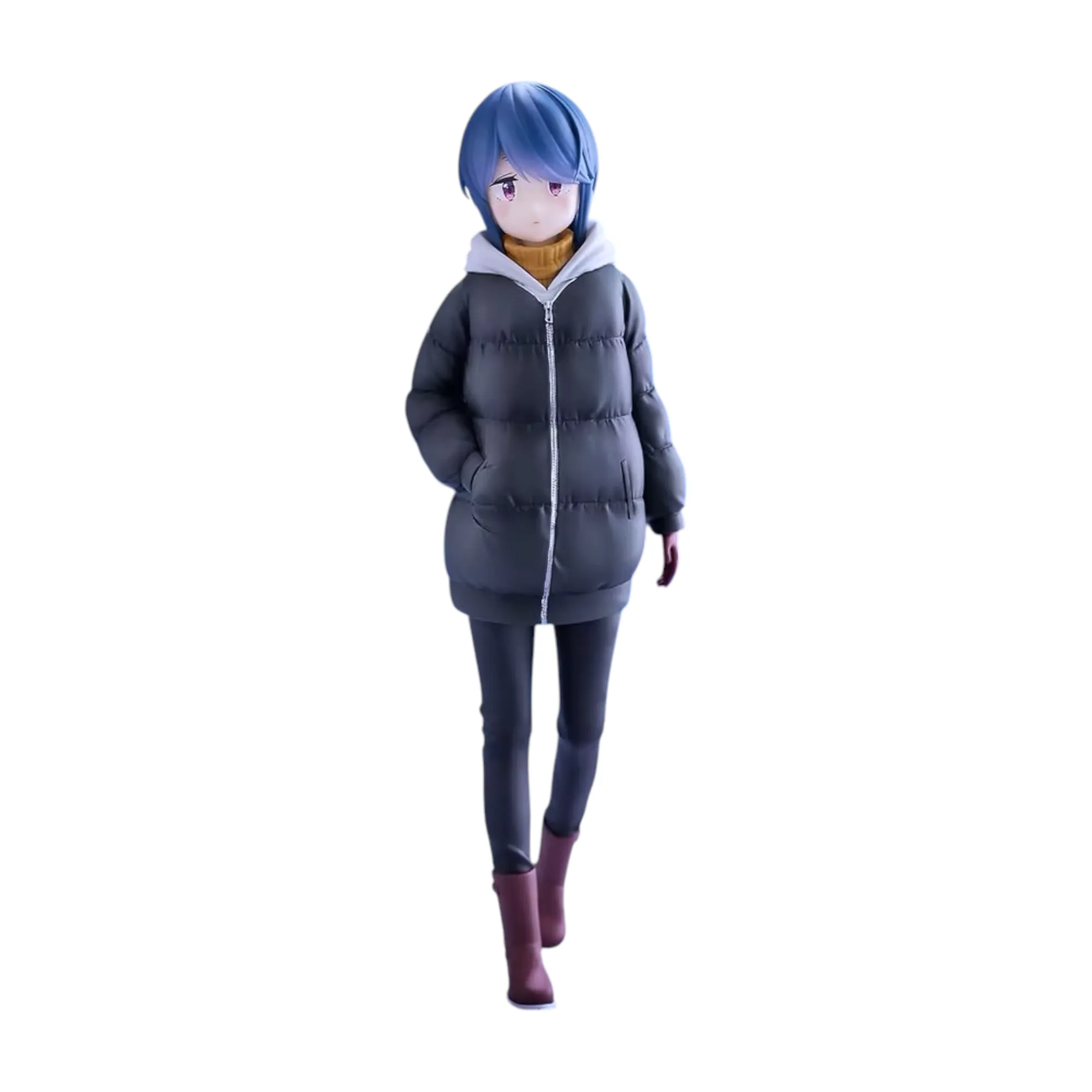 Аніме фігурка Рін Шіма (Rin Shima) — Табір на свіжому повітрі (Laid-Back Camp / Yuru Camp), серія Trio-Try-iT, 20 см