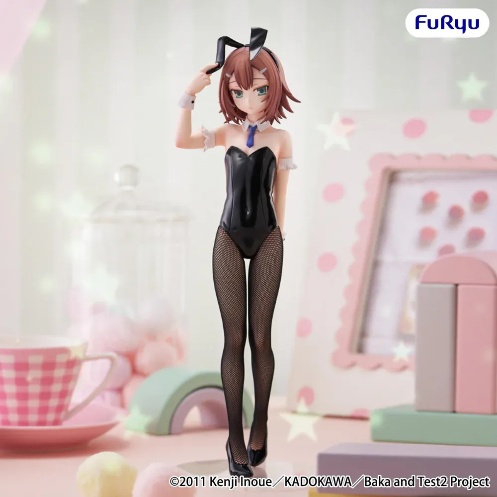 Аніме фігурка Хідейоші Кіношіта (Hideyoshi Kinoshita Bunny Ver.) — Дурні, тести, викликані істоти  (Baka to Test to Shoukanjuu), серія BiCute Bunnies 28 см 3