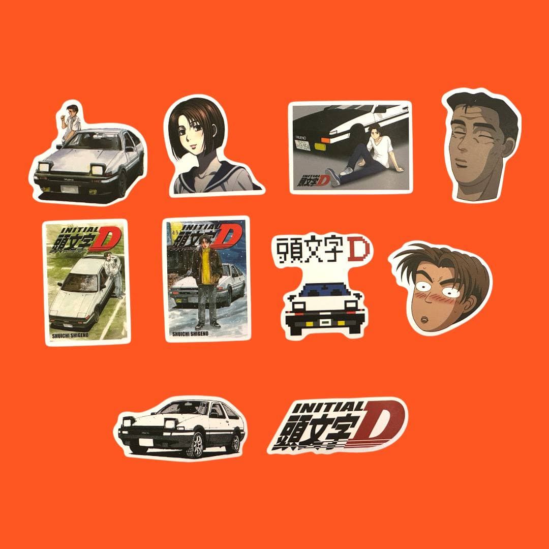 Стікери по аніме Initial D